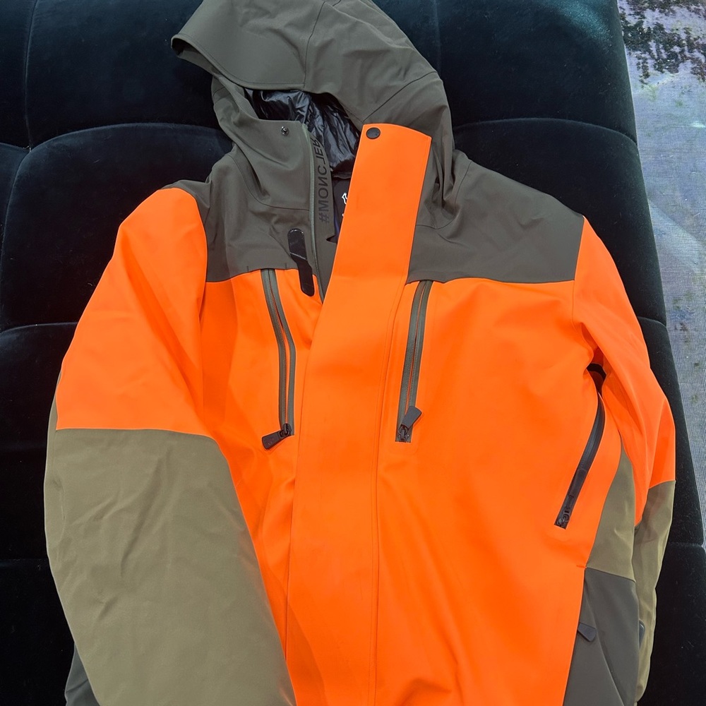 Size 5 moncler Grenoble high performance color block snow jacket #001 M1815